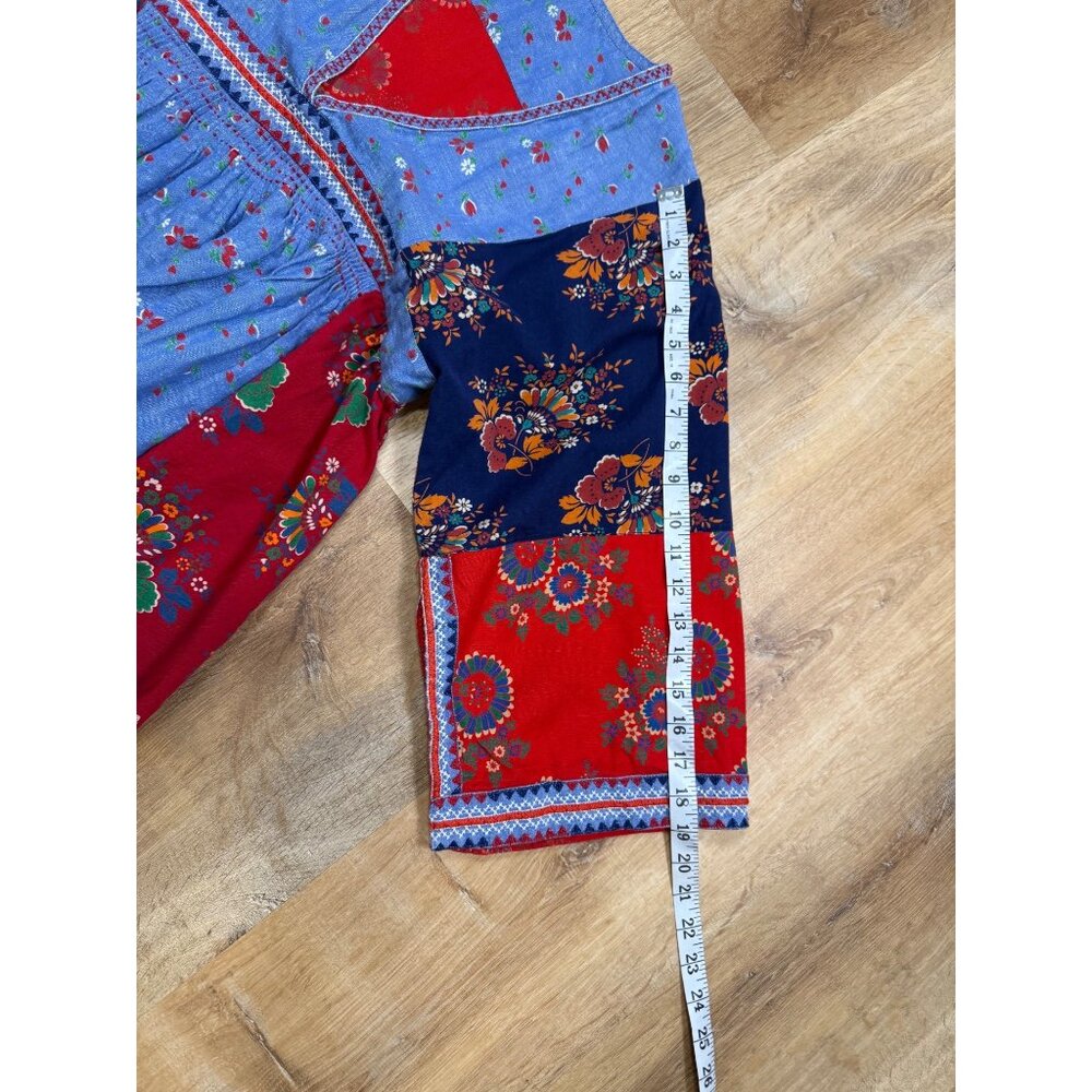 ULLA JOHNSON “Nadi” Embroidered Patchwork Peasant… - image 8